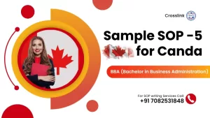 Canada sample sop - Best SOP services in Delhi Crosslink